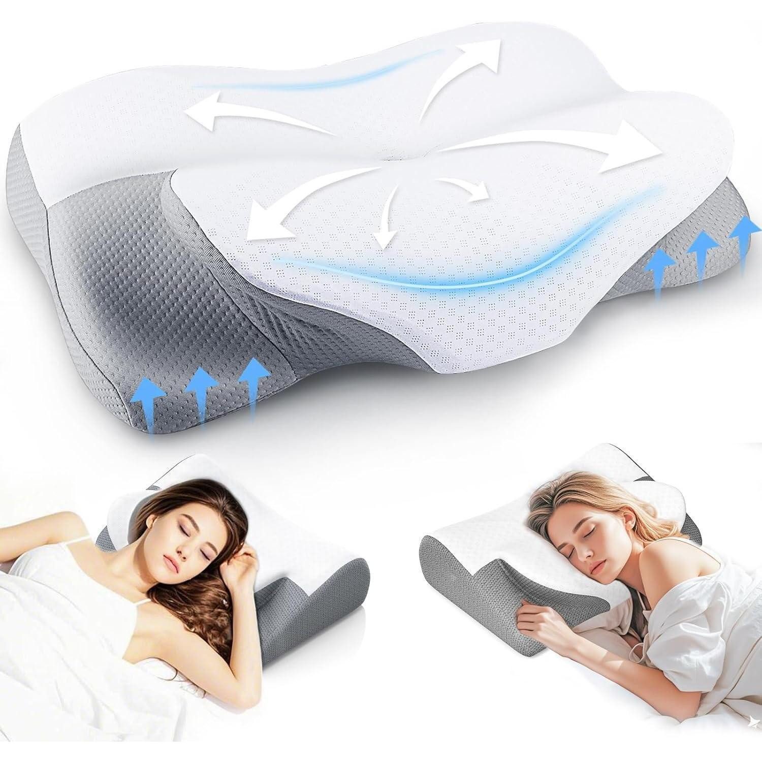 LuxusKollektion Lagerungskissen Orthopädisches Nackenkissen Memory Foam höh günstig online kaufen
