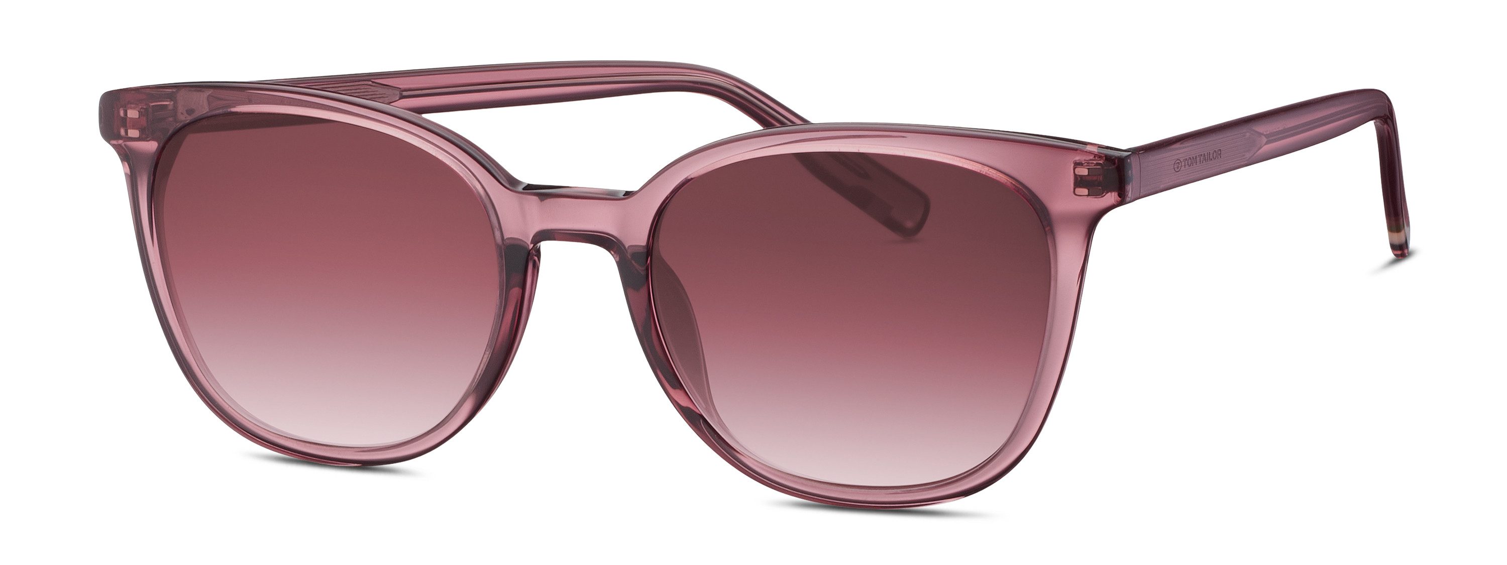 TOM TAILOR Sonnenbrille Modell 676014 Form Feminin, Logoschriftzug auf Bügel, Kunststofffassung