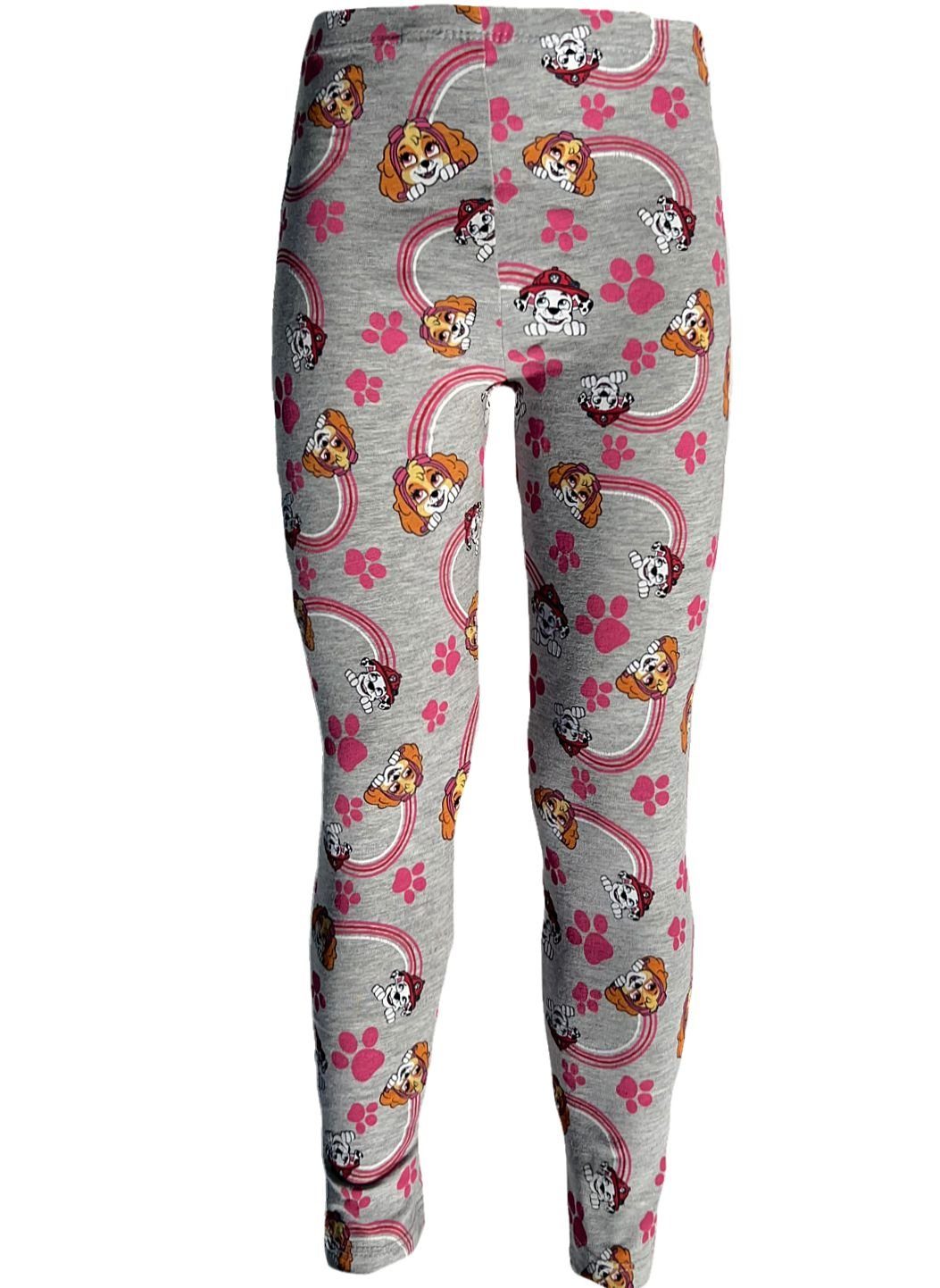 PAW PATROL Leggings Paw Patrol Mädchen Leggings – Rosa Skye All-over-Print Kinderhose Mädchen Leggings Sommerhose