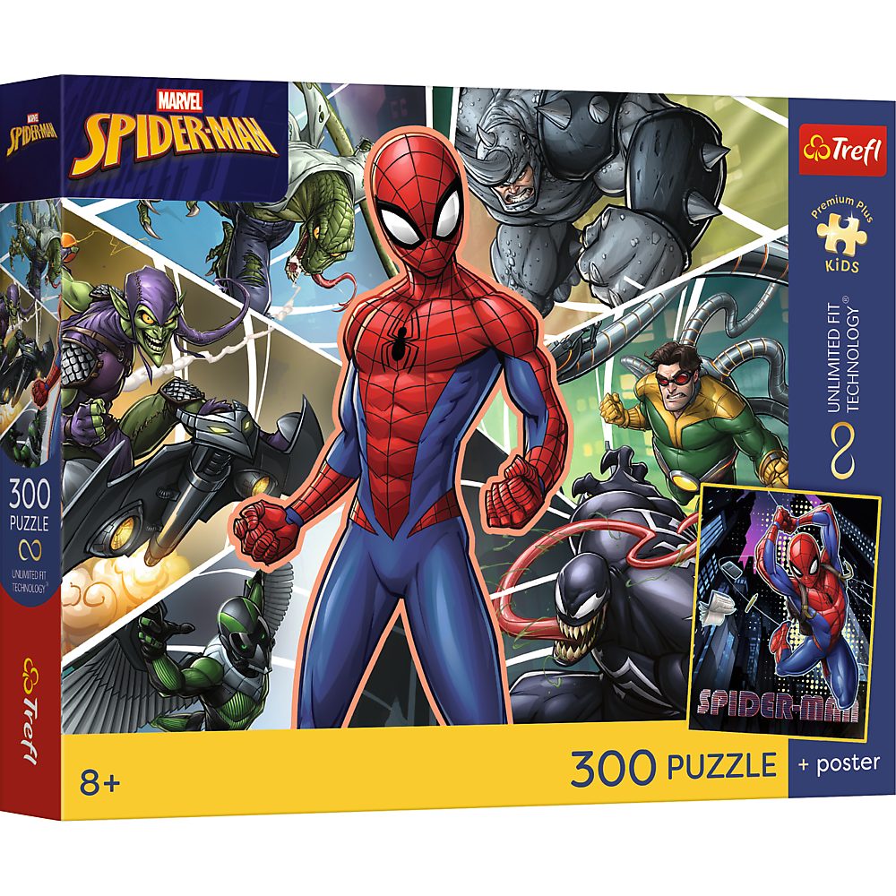 Trefl Puzzle Trefl, Spiderman, 300 Teile Premium Plus Puzzle, 300 Puzzleteile