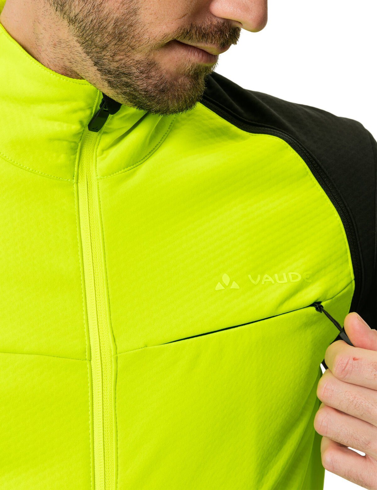 kompensiert ZO Jacket neon Softshell Klimaneutral VAUDE (1-St) Outdoorjacke yellow Kuro Men's