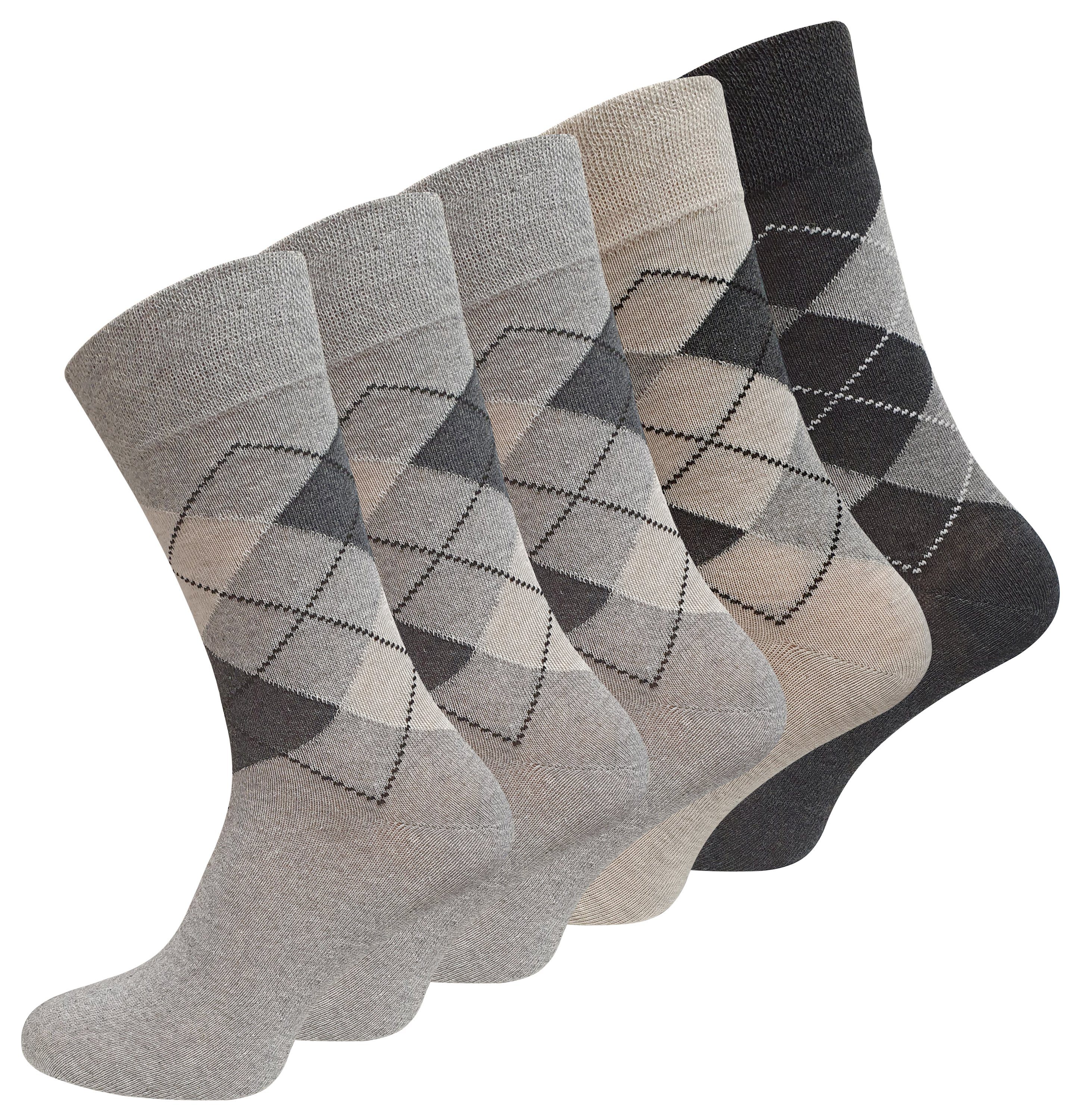 Socken KARO Cotton mit Muster Prime®