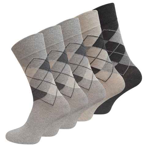 Cotton Prime® Socken mit KARO Muster