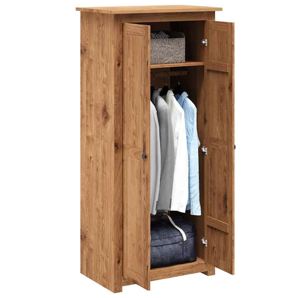 vidaXL Kleiderschrank Kleiderschrank 80x50x171,5 cm Kiefernholz Panama (1-St)