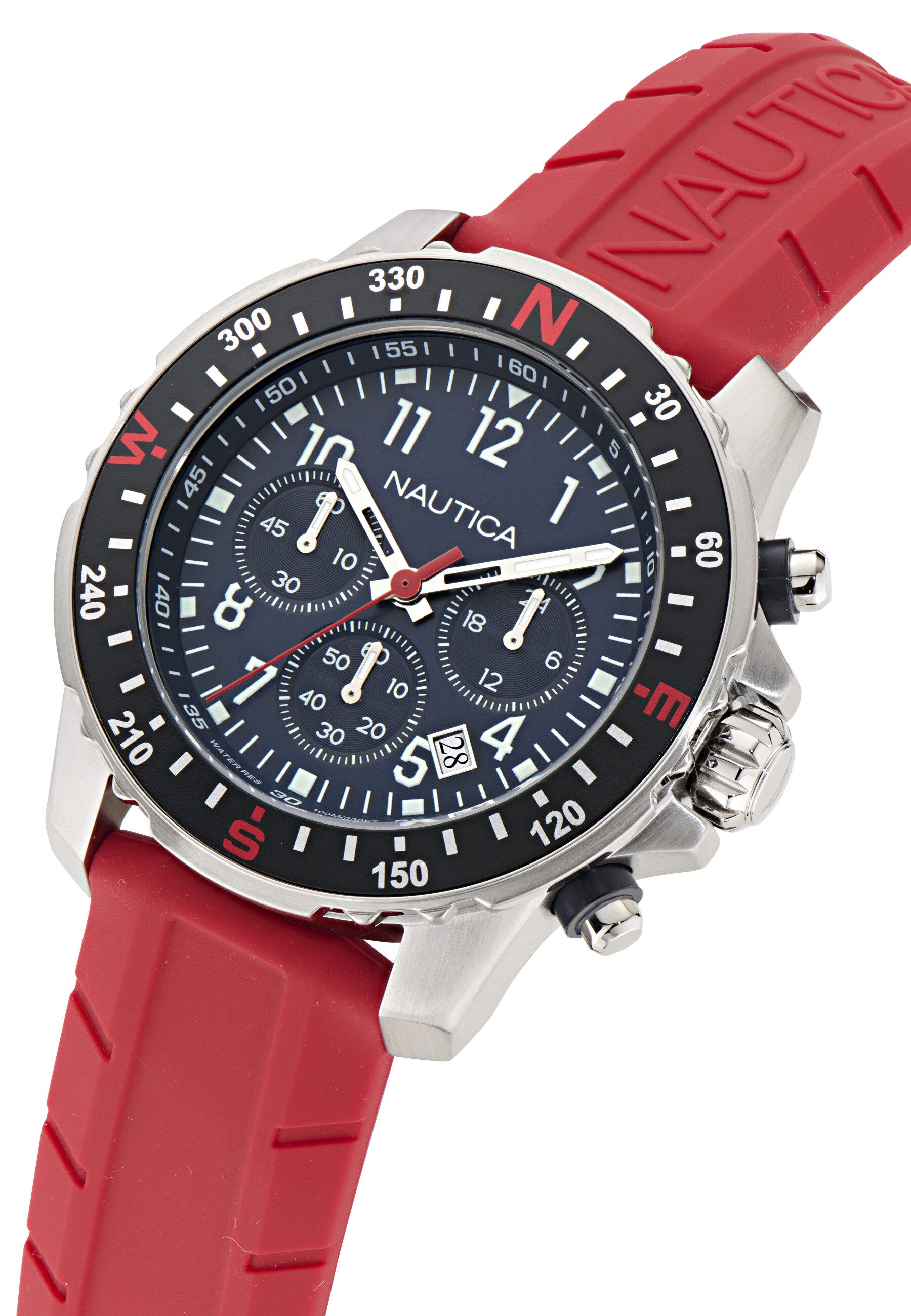 NAUTICA Quarzuhr RIDING SAIL, (1-tlg., Not a set – not applicable to this product), Quarz Analog