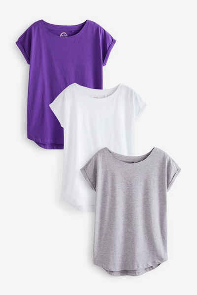 Next T-Shirt T-Shirts mit Flügelärmeln, 3er-Pack (5-tlg)