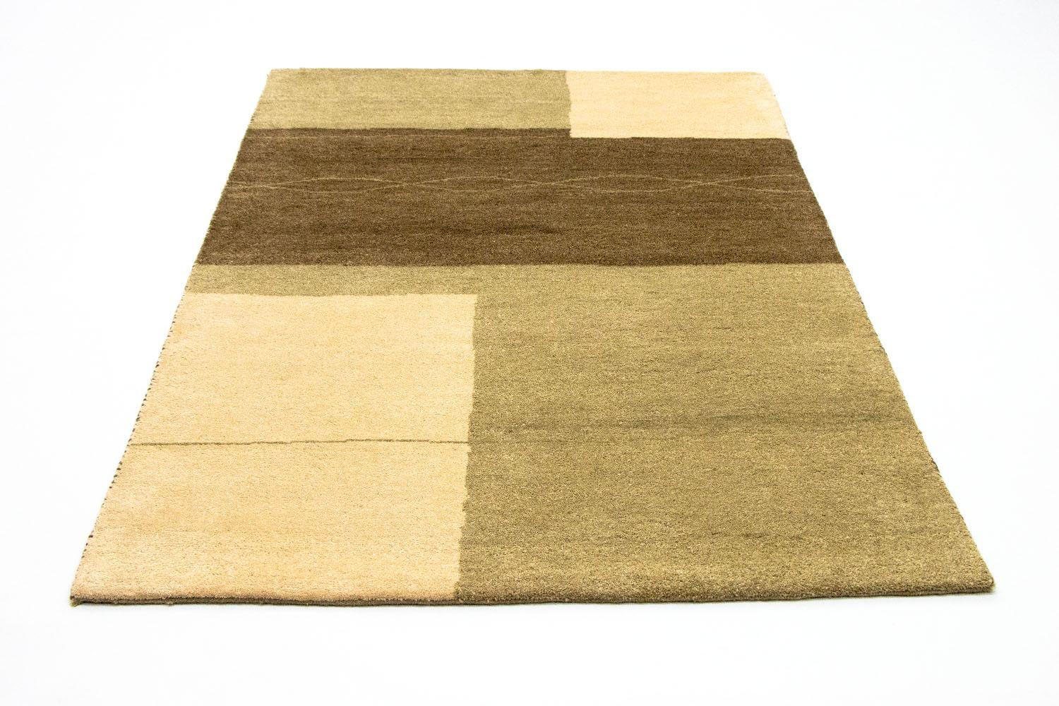 Wollteppich Gabbeh Teppich handgeknüpft morgenland, mm, 18 handgeknüpft rechteckig, Höhe: mehrfarbig