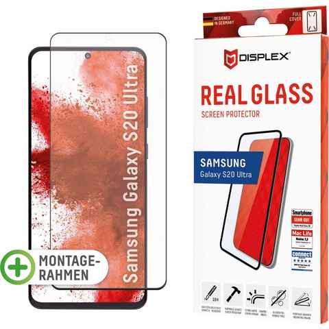 Displex DISPLEX Real Glass Panzerglas für Samsung Galaxy S20 Ultra (6,9) für Samsung Galaxy S20 Ultra, Displayschutzglas, 1 Stück