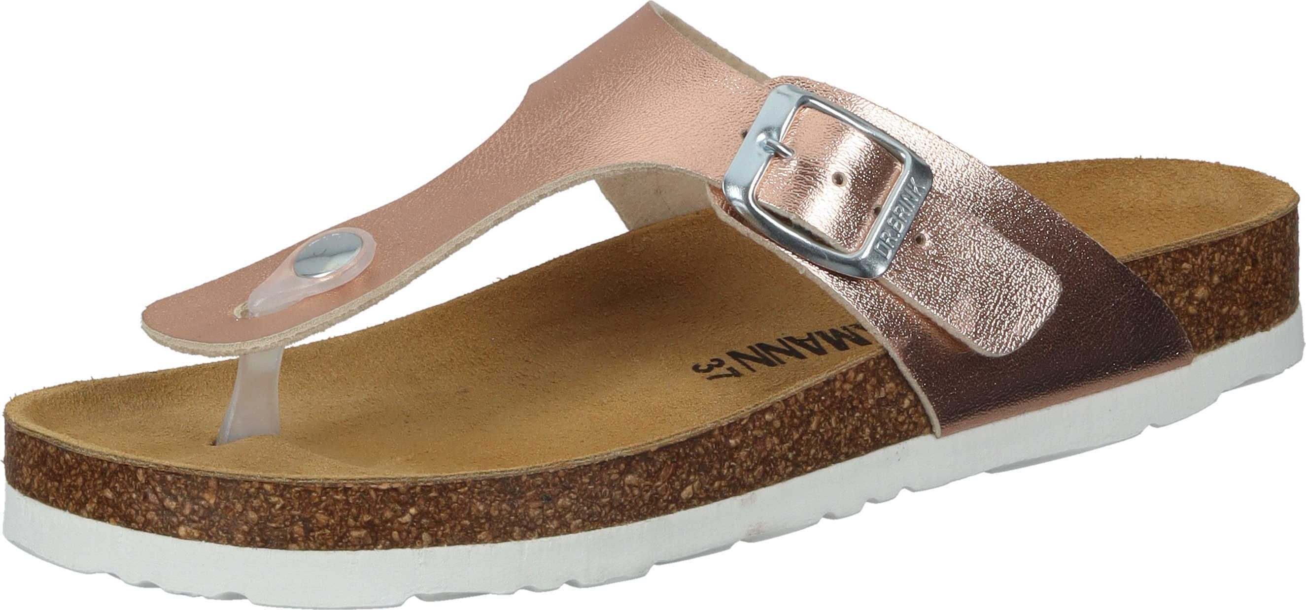 Dr. Brinkmann Pantoletten Zehentrenner aus strapazierfähigen Gewebefasern