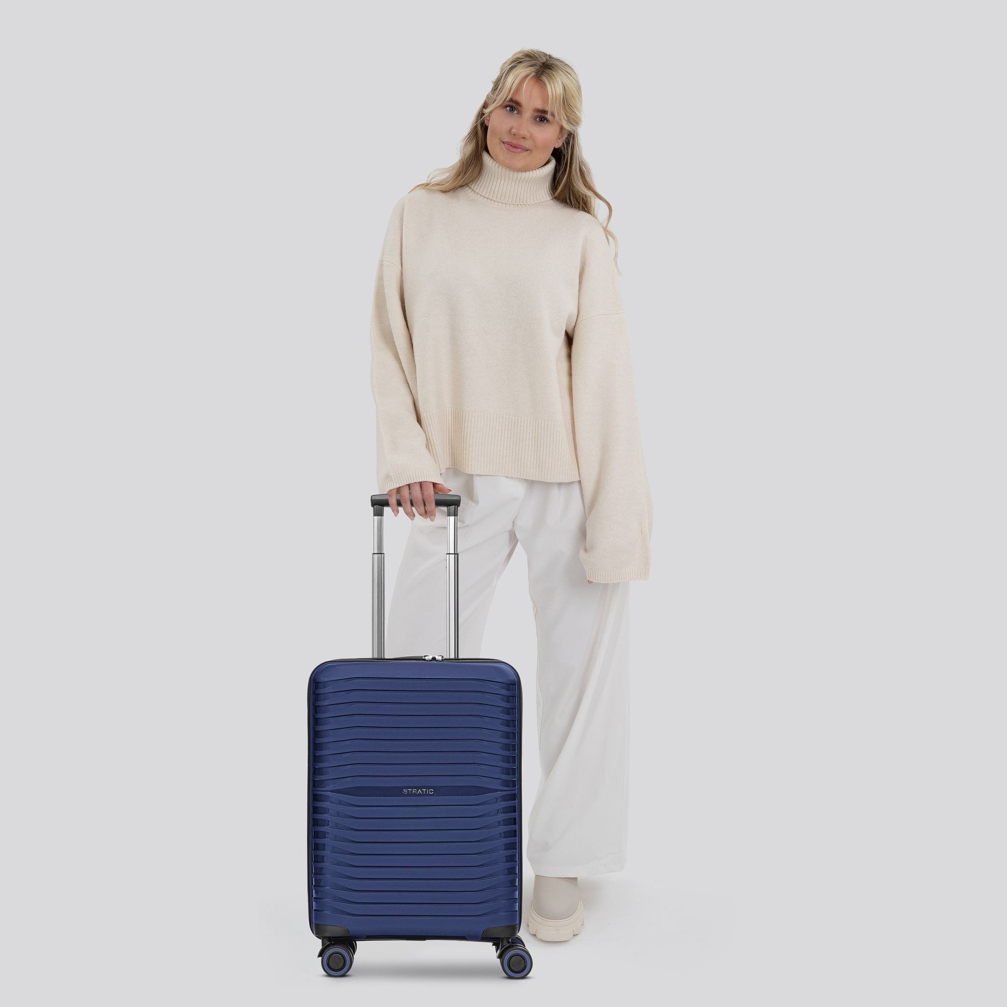 Stratic Handgepäck-Trolley Shine, 4 Rollen, Polypropylen günstig online kaufen