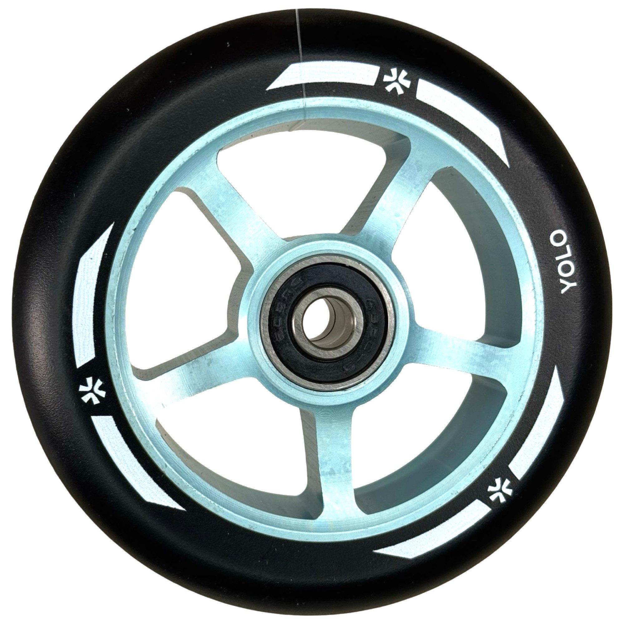 Union Stuntscooter Union Yolo Stunt-Scooter Rolle Abec9 100mm Hellblau