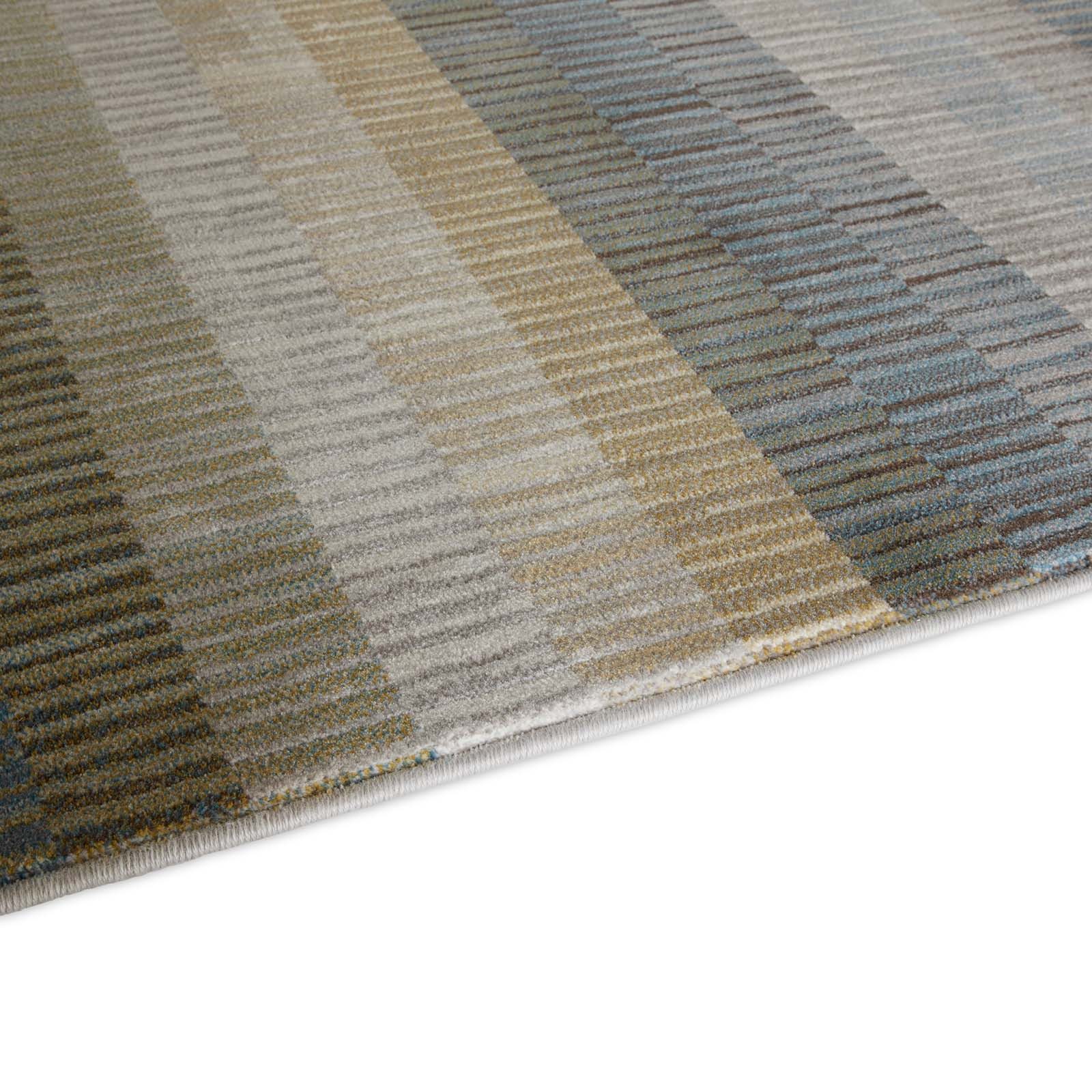 TaraCarpet Teppich Vintageteppich Argo Stripes, rechteckig, Höhe: 14 mm, Streifen Design in verschiedene grün Töne schwere Qualität 240x330