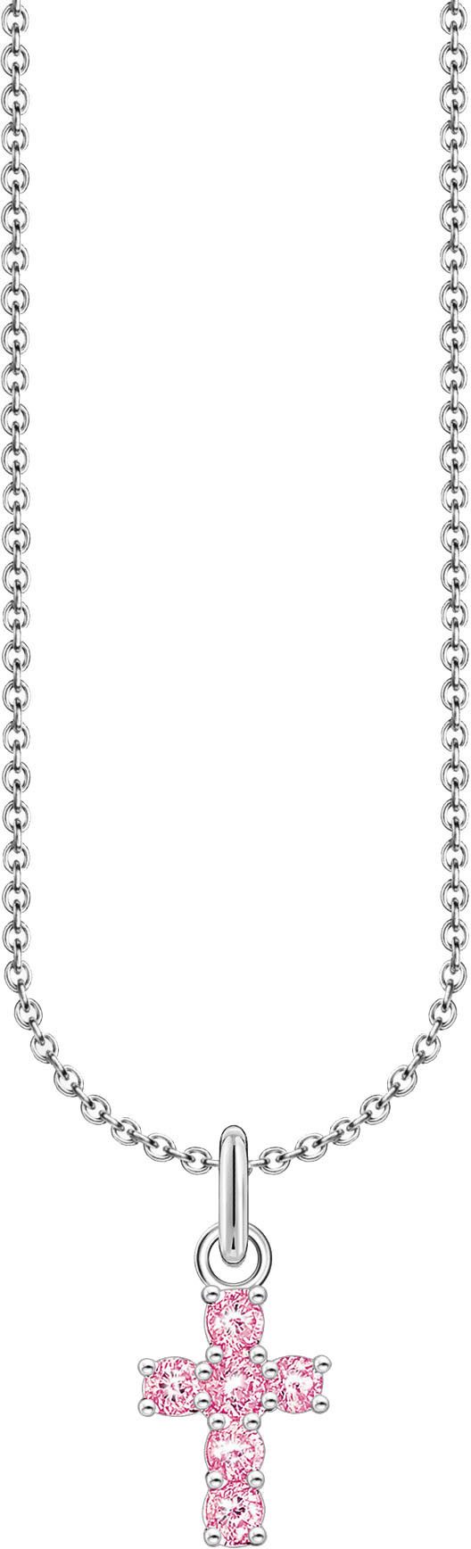 THOMAS SABO Kette mit Anhänger Kreuz-An...