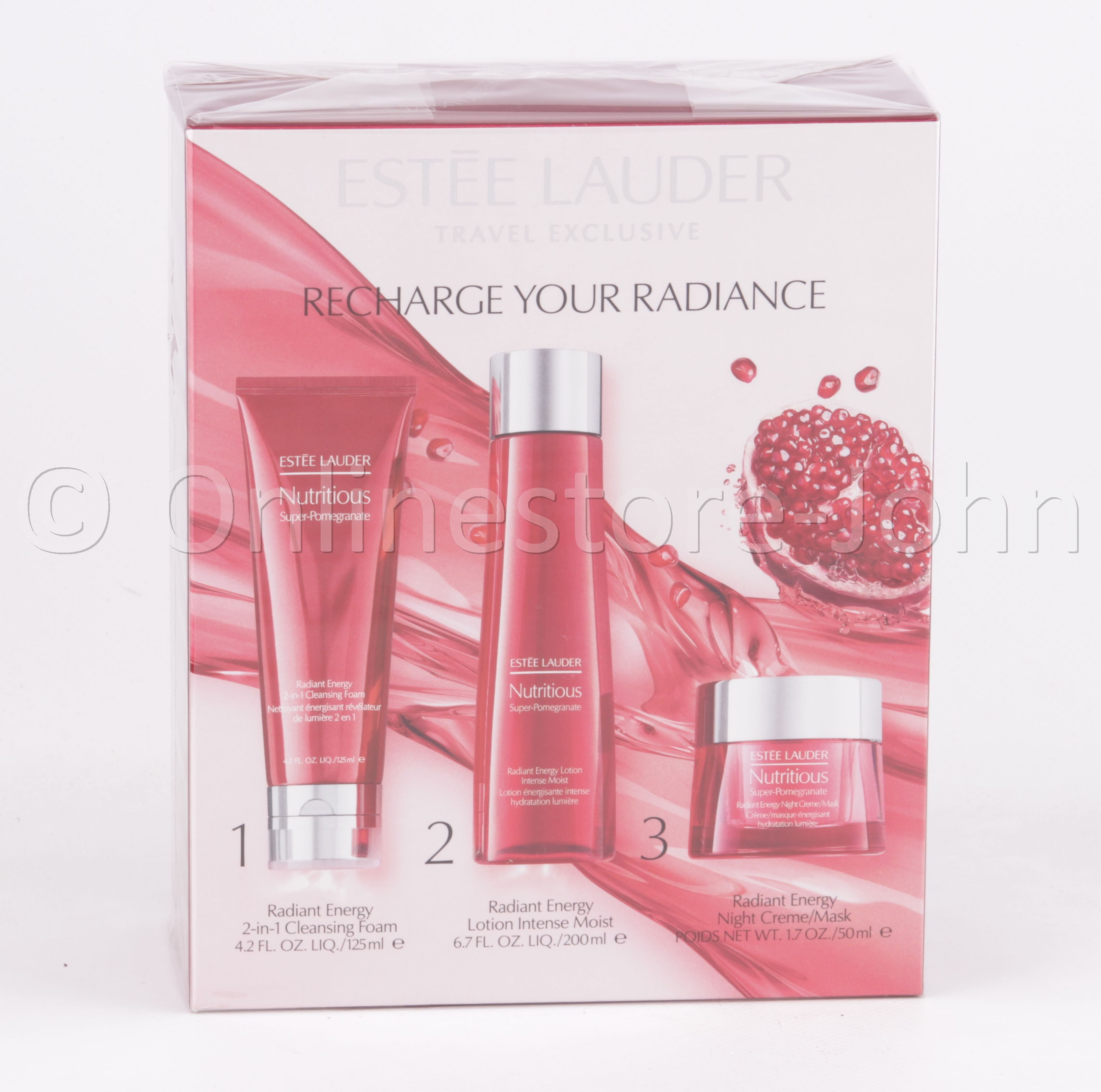 Anti-Aging-Creme Nutritious Super-Pomegrante Overnight Radiance Collection
