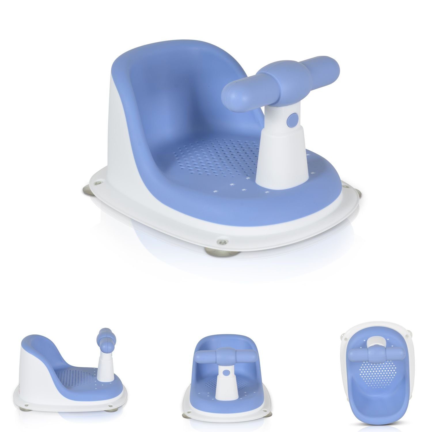 Moni Badesitz Badesitz Bernie HA-B39 Badering, rutschfeste Basis, Rückenlehne, Griff