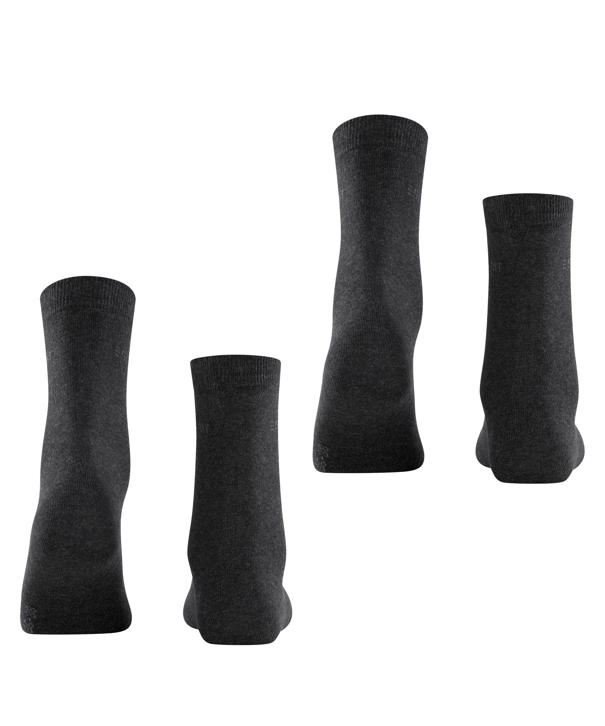 Esprit Socken Uni 2-Pack (2-Paar) aus elastischem Material