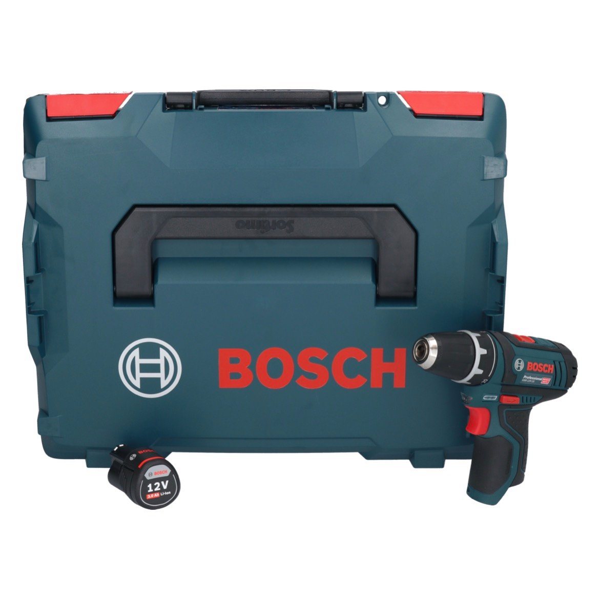 Thumbnail - Bosch Professional Säulenbohrmaschine GSR 12V-15 Professional Akku Bohrschrauber 12 V 30 Nm + 1x Akku 3,0 A
