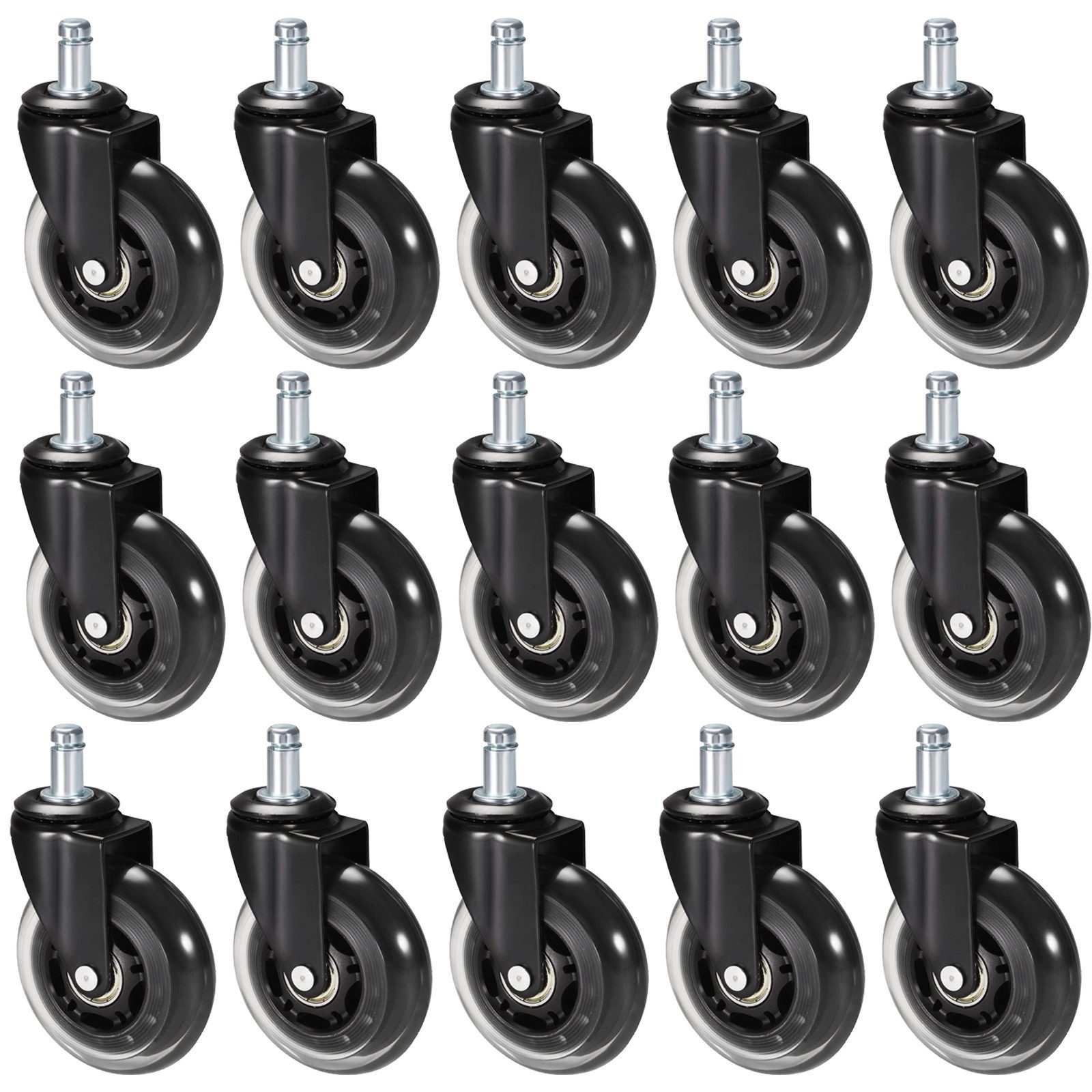 BlingBin Stuhlrolle 5pcs Bürostuhlrollen Hartbodenrollen Rollen günstig online kaufen