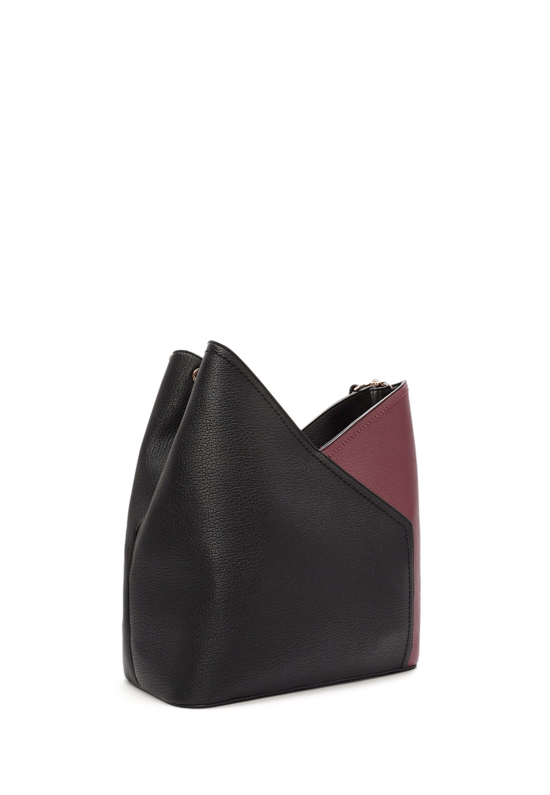 Derimod Umhängetasche Schultertasche aus Kunstleder, Kunstleder, Schulterriemen, Groß