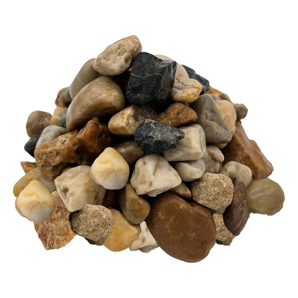 Hoyo Technology GmbH Zierkies Buntkies 8-16 mm - 20 kg Dekorativer Naturkies für Garten, Weg, Beete, 20 kg