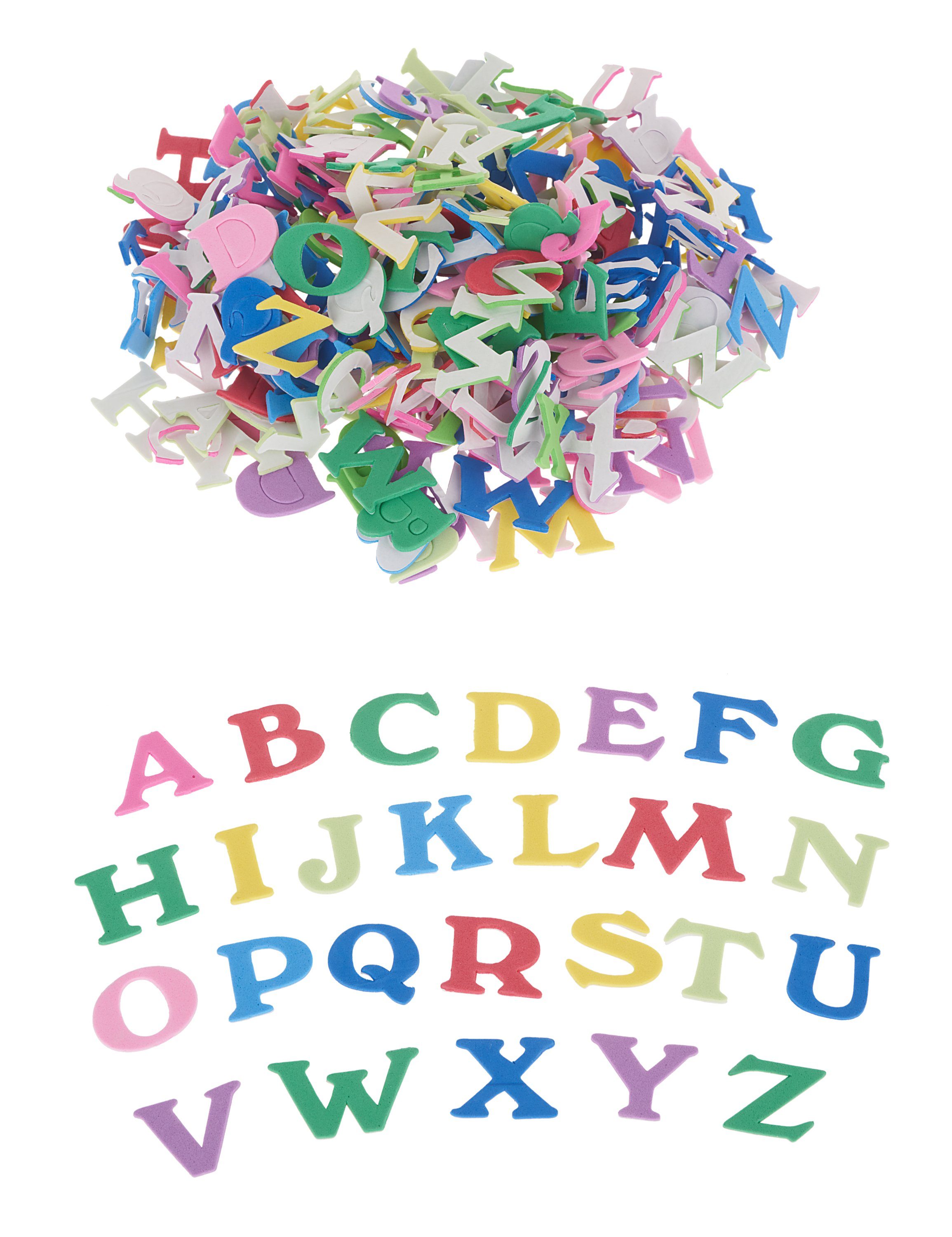 VBS XXL Moosgummi Moosgummi Buchstaben, 200 Stück