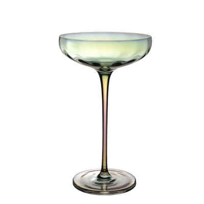 Intirilife Martiniglas, Glas, Martini Glas 140 ml Cocktail Glas Spülmaschinenfest Kristallglas