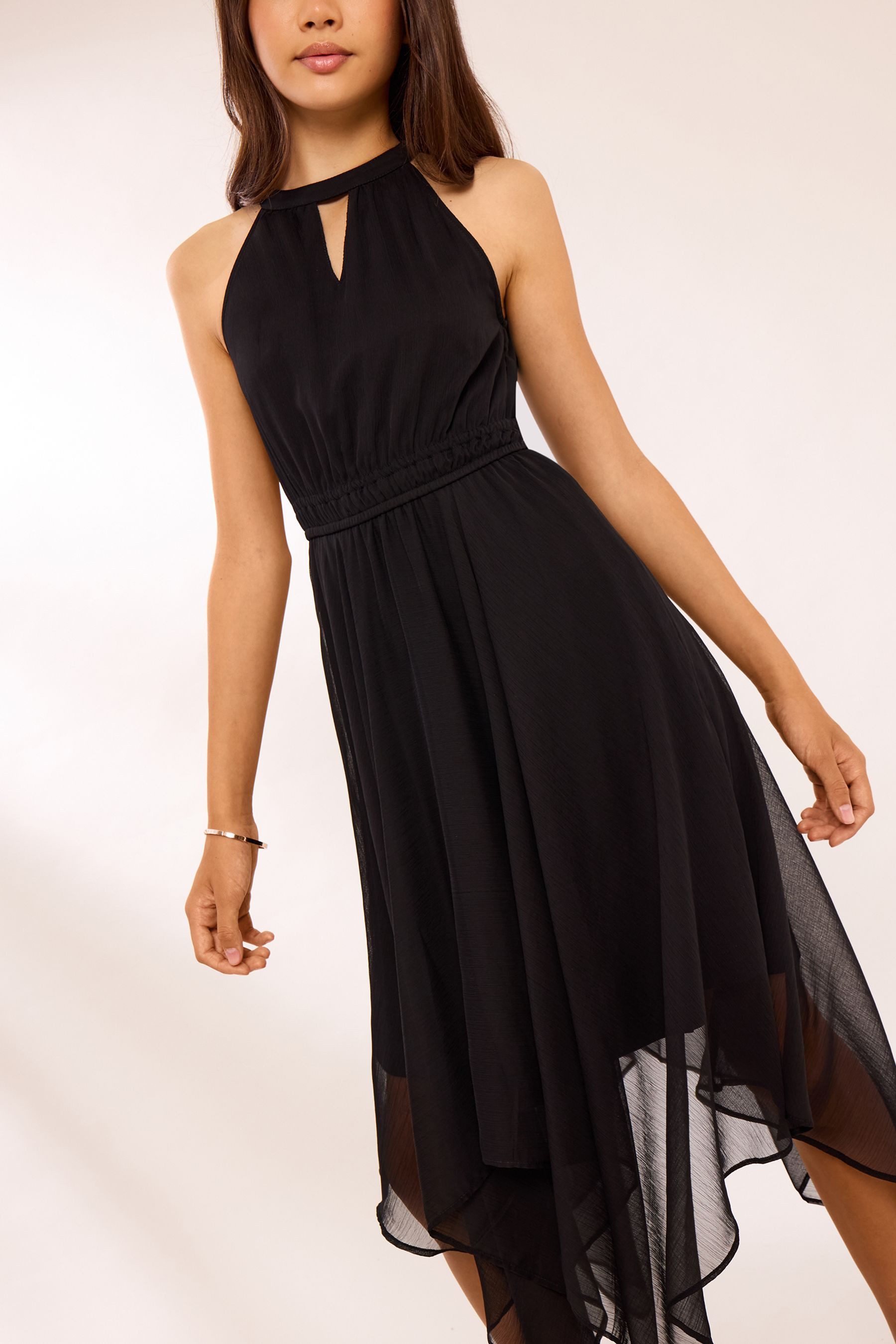 LIPSY Partykleid Lipsy festliches Neckholder-Kleid mit Zipfelsaum (1-tlg) – Bild 3 von 4