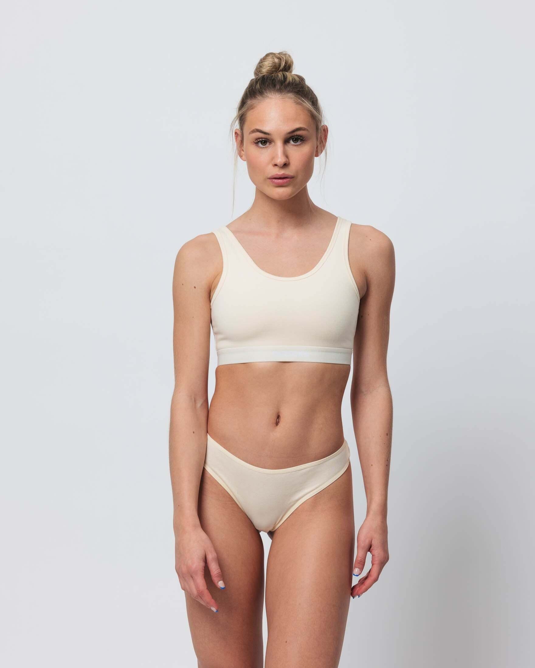 SNOCKS Tanga String Damen Unterhose (3-St) aus Bio-Baumwolle, unsichtbar unter deiner Kleidung