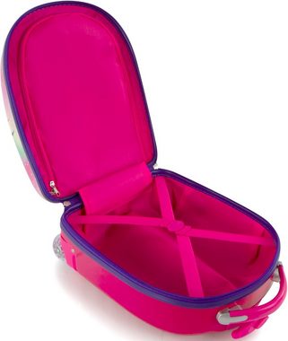 Heys Kinderkoffer Einhorn rosa, 46 cm, 2 Rollen, Kindertrolley Handgepäck-Koffer Kinderreisegepäck