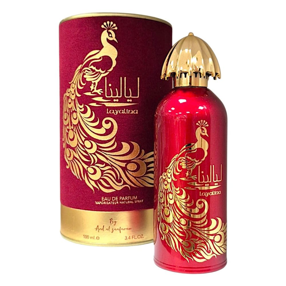 Lattafa Duft-Set Layalina Eau de Parfum 100ml + Parfümzerstäuber (leer) Set
