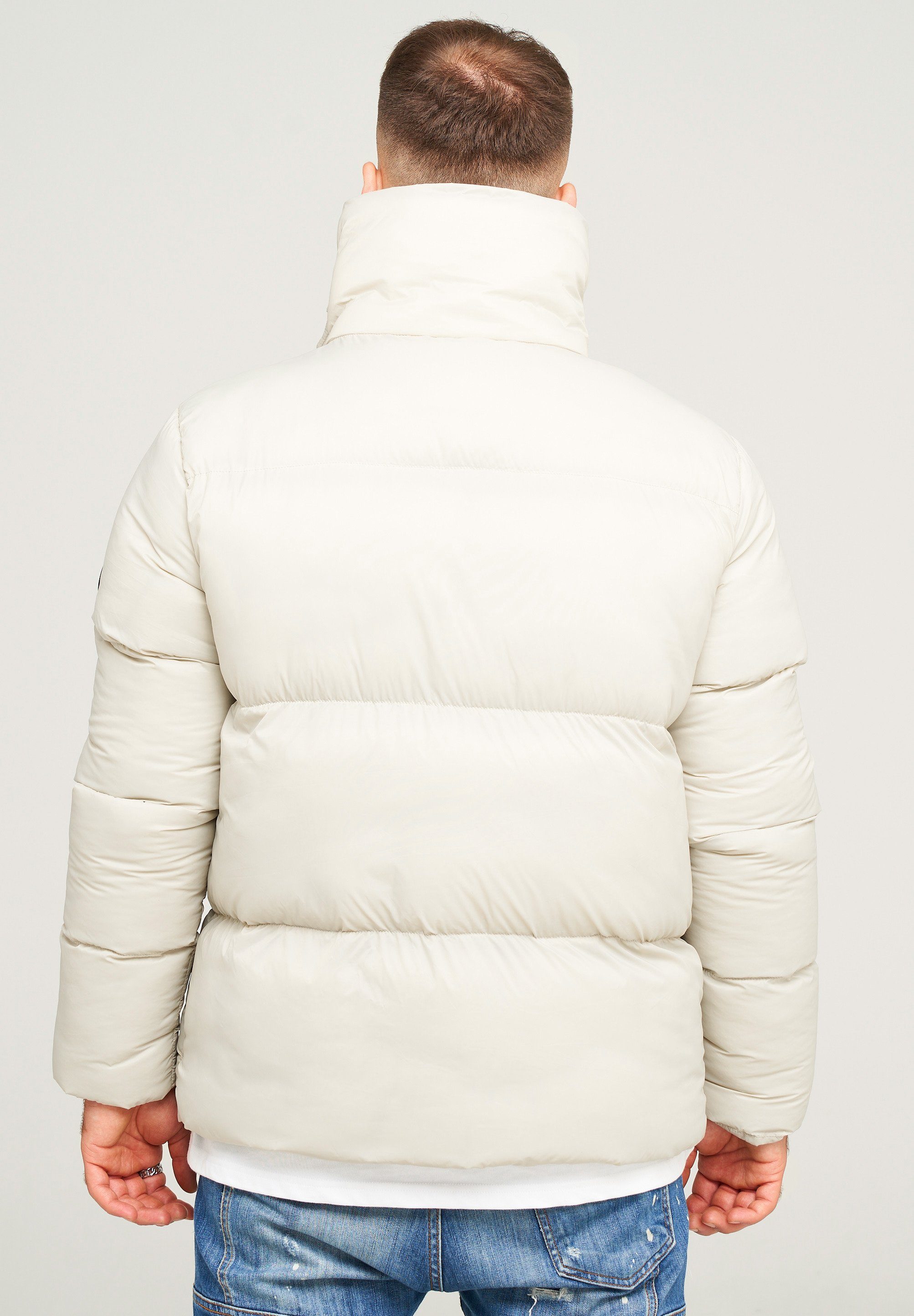 offwhite BHJEFFREY hohem Kragen mit PUFFER Steppjacke behype