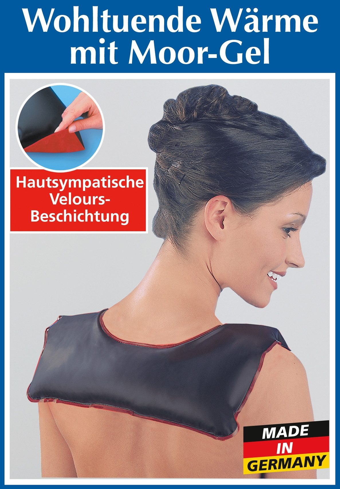 Maximex Nacken-Wärmflasche Nackenkissen mit Füllung Maße ca. 30x29x1 cm, (1-tlg)