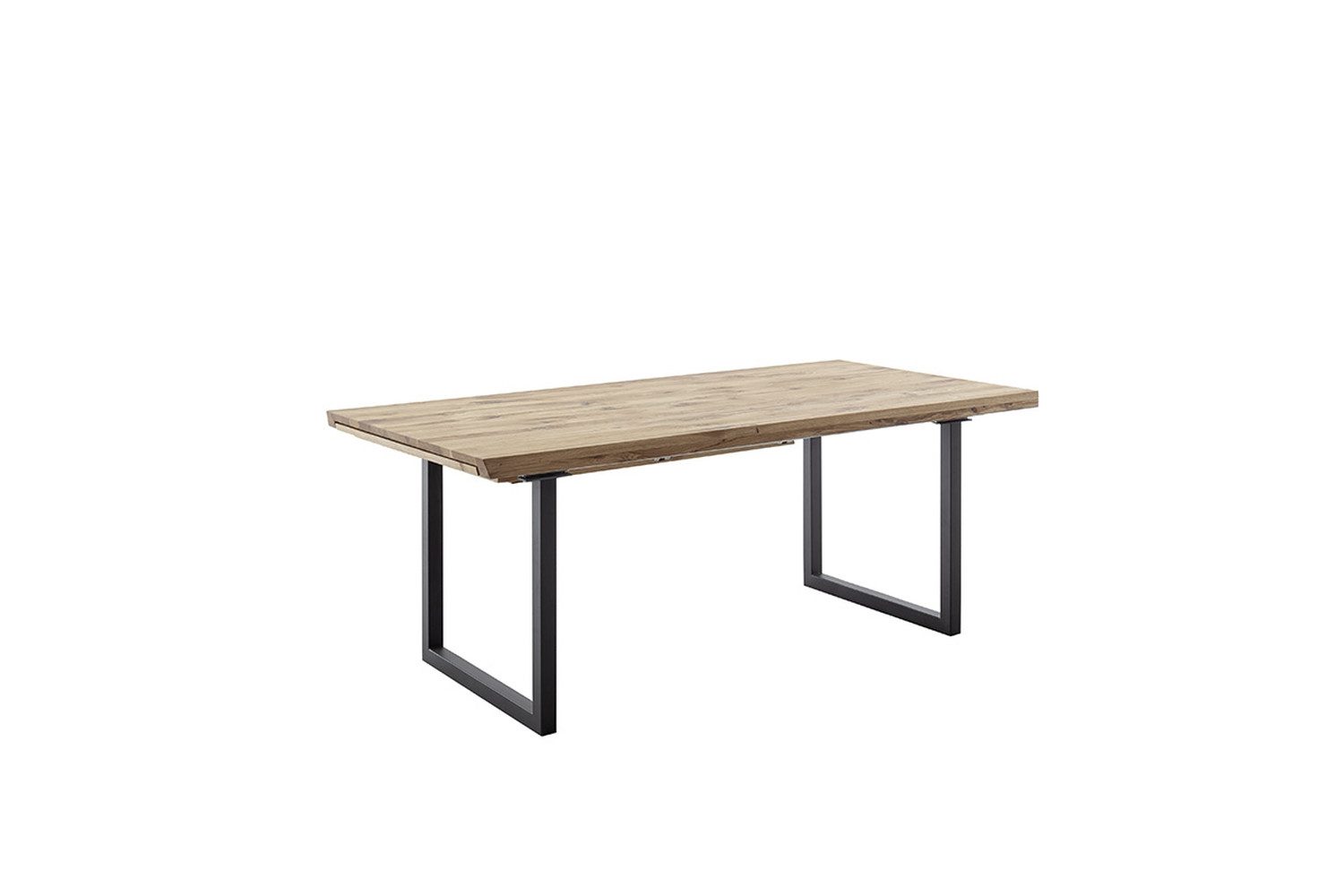freiraum Kulissen-Esstisch BROOKLYN, in Wildeiche geölt / Metall - 320x73x100 (BxHxT)