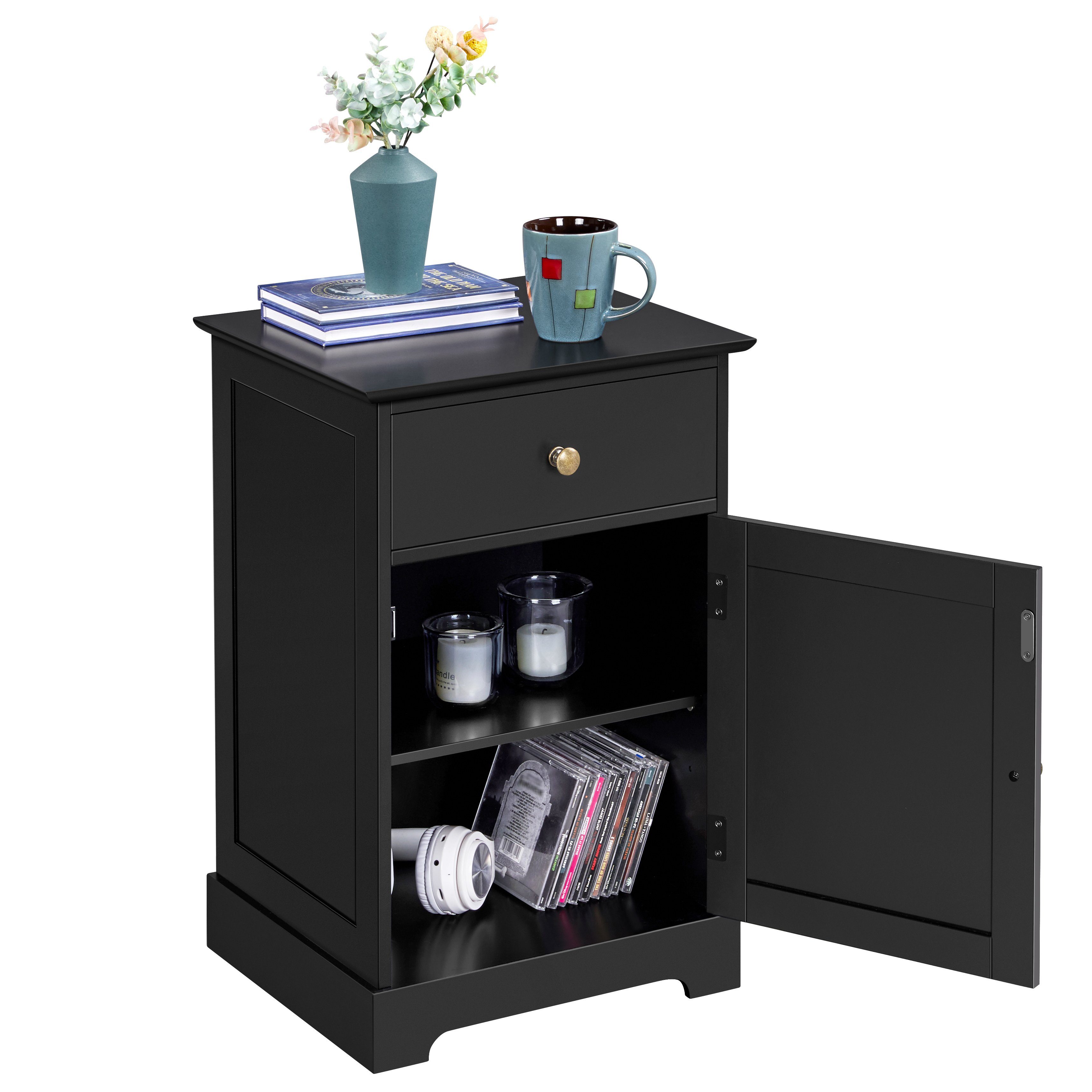 Yaheetech Nachttisch 40x35x60 cm, Beistelltisch Sofatisch günstig online kaufen