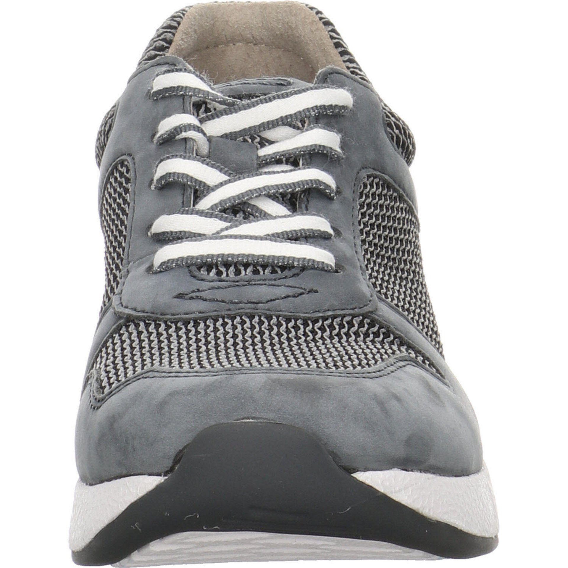 Damen grey/river Rollingsoft Schnürhalbschuhe Schnürschuh Gabor Schnürschuh Lederkombination