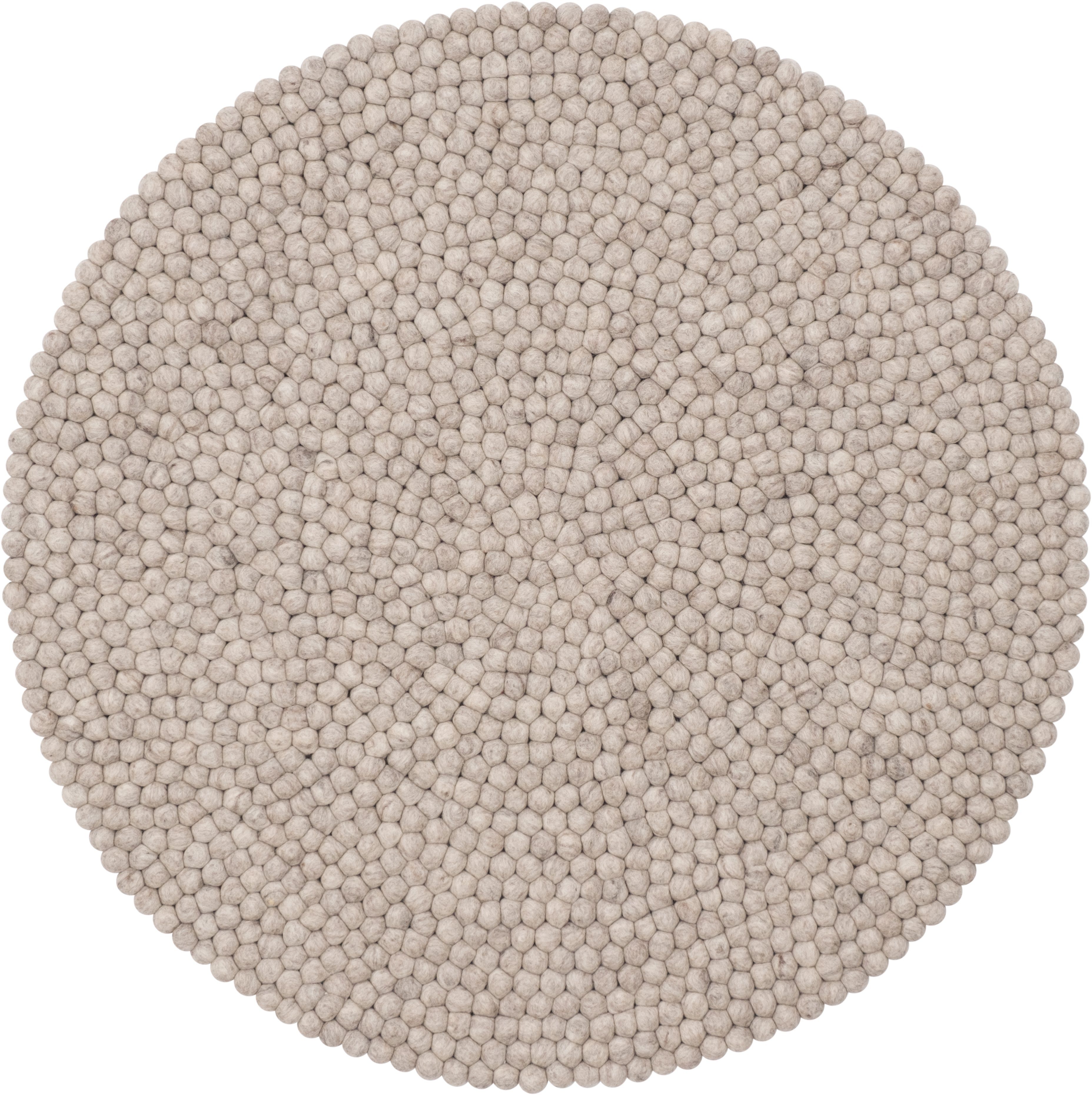 myfelt Wollteppich Béla Filzkugelteppich, 100% reine Schurwolle günstig online kaufen