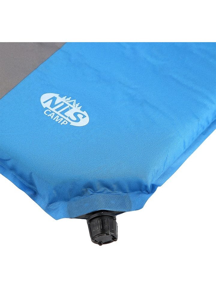 NILS CAMP Isomatte NC4340 (selbstaufblasend) blau/grau 195x60x5cm