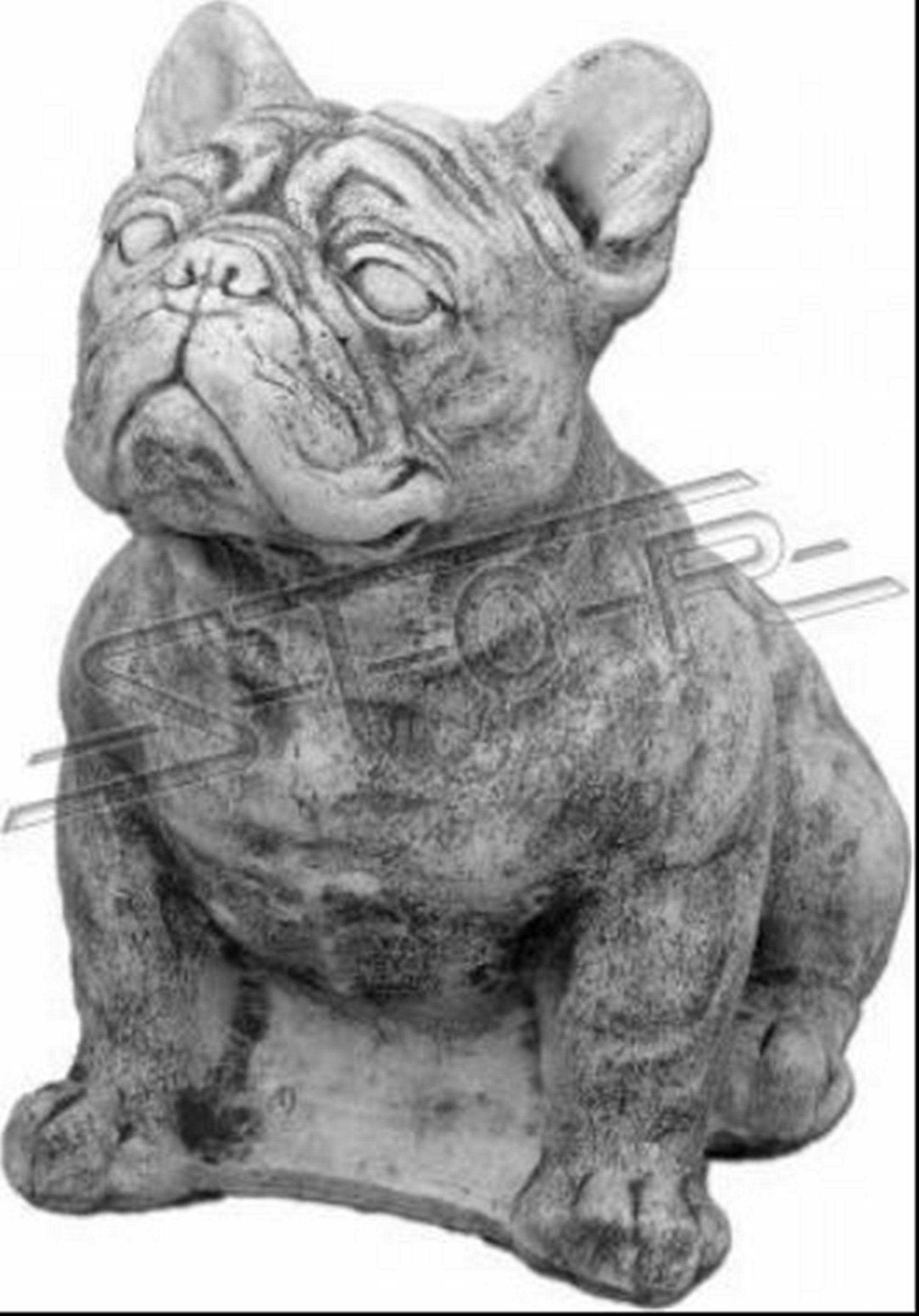 Skulptur Dekoration JVmoebel Garten Stein Figur Figuren Terrasse Hund Deko