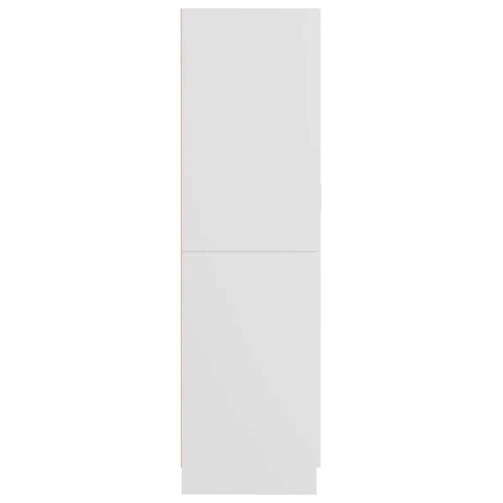 vidaXL Kleiderschrank Kleiderschrank Weiß 82,5x51,5x180 Holzwerkstoff cm