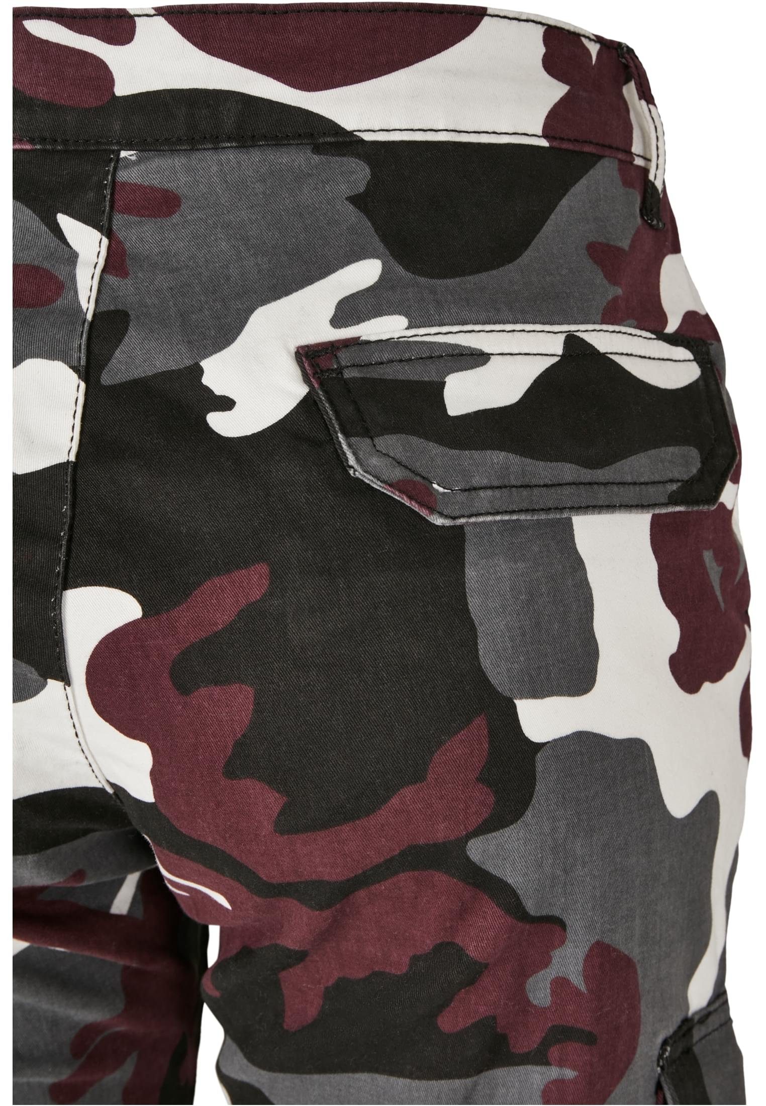 wine Waist Damen camo Cargo Cargohose Ladies (1-tlg) URBAN CLASSICS High Camo Pants