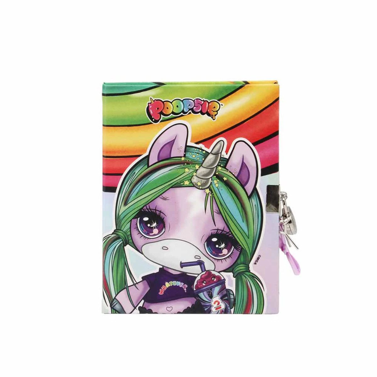 Poopsie Tagebuch Set mit Schloss und Stift Geschenkbox 160 Seiten Notizbuch