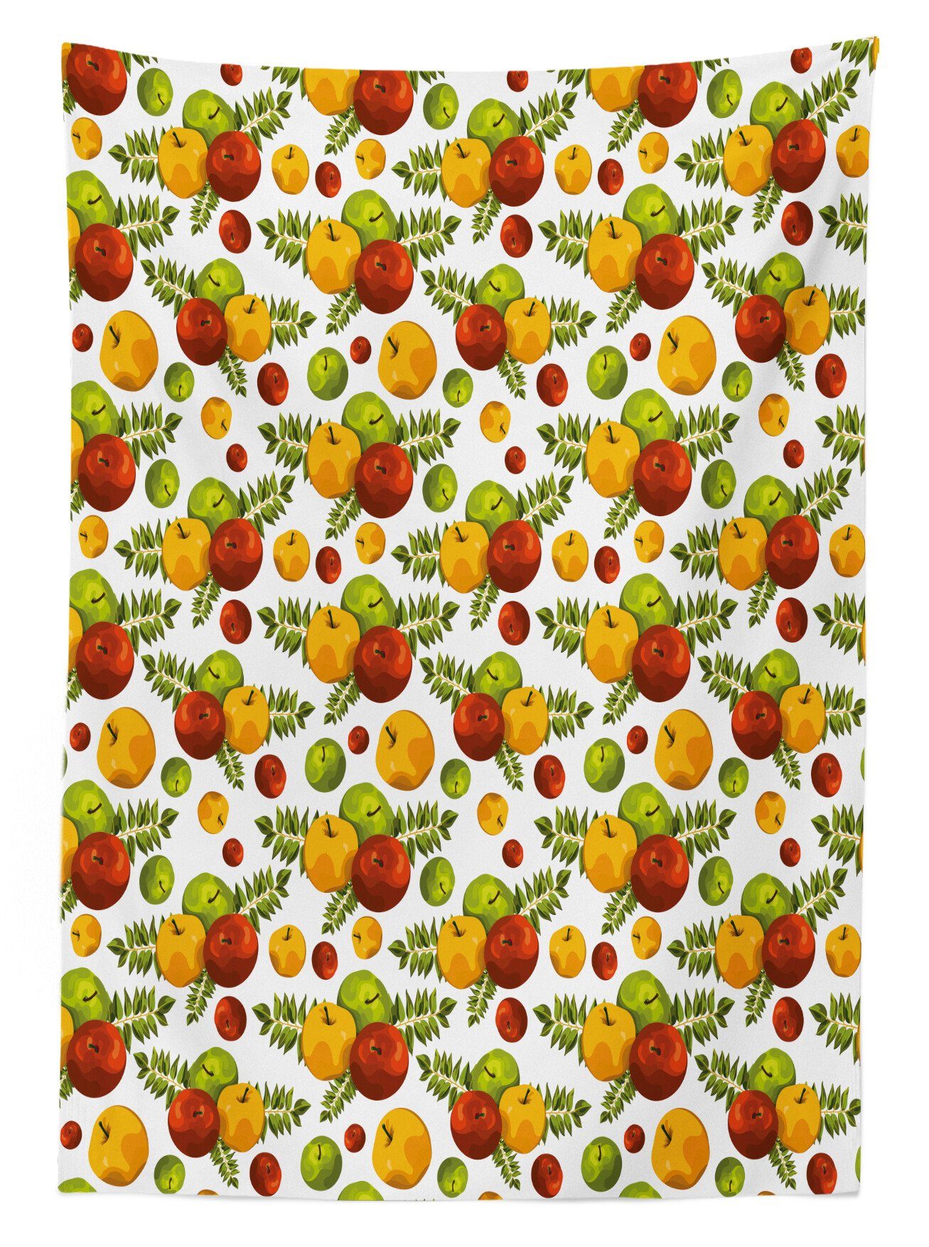 Außen Tischdecke Waschbar Klare den Herbst-Ernte-Saison Apfel Bereich Abakuhaus Farben, geeignet Für Farbfest