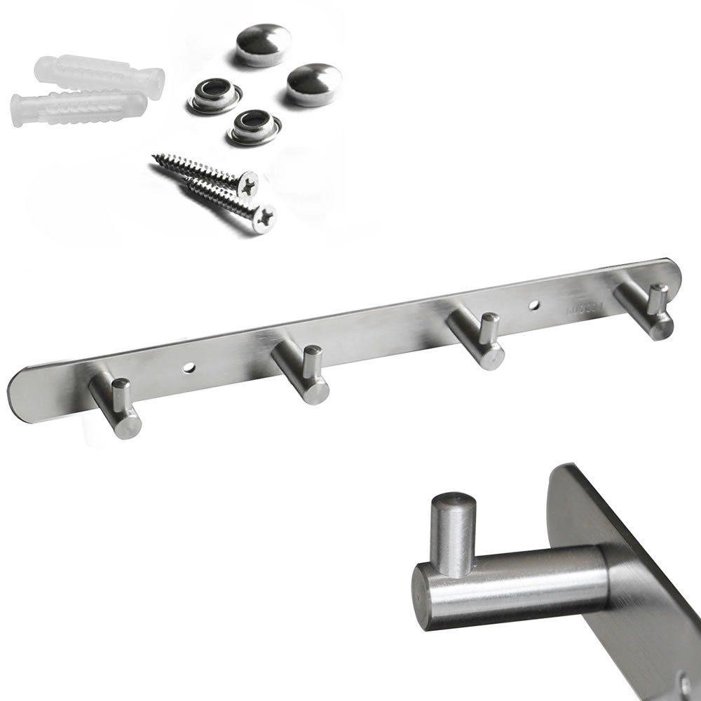 Feel2Home Wandgarderobe Garderobe 4 Haken Wandgarderobe günstig online kaufen
