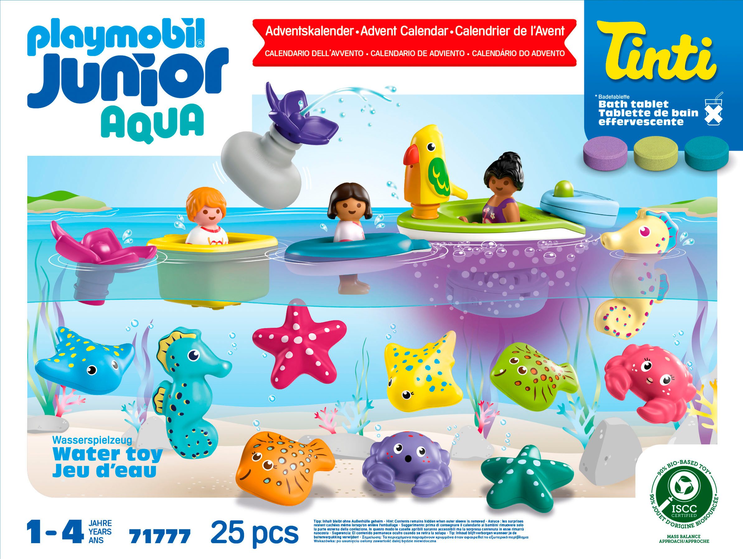 Playmobil® Spielzeug-Adventskalender Bunter Badespaß, Junior & Tinti (71777 günstig online kaufen