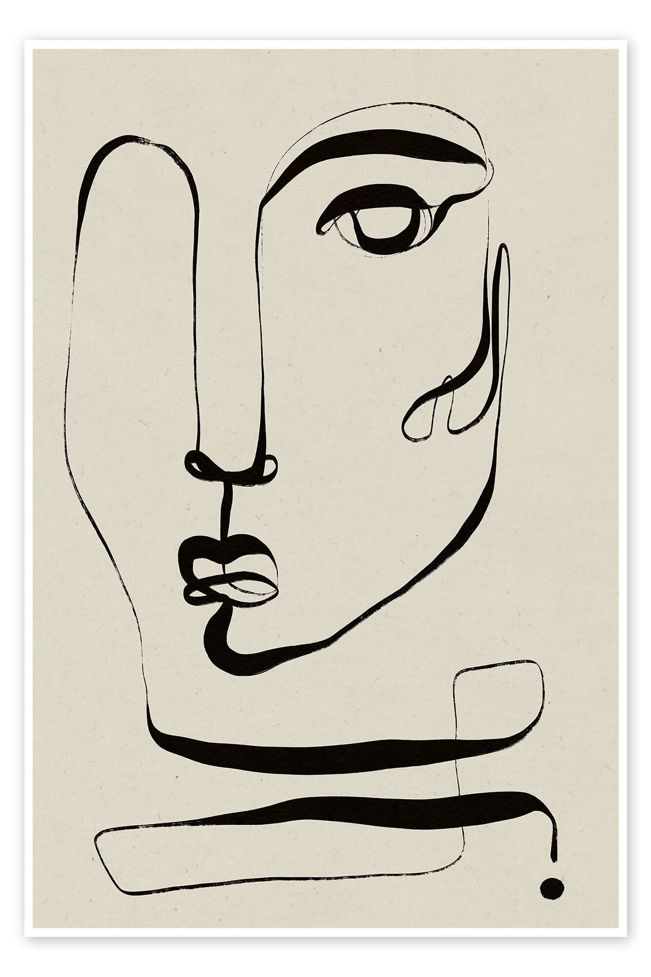 Posterlounge Wandbild La Visage, treechild, erhältlich als Poster, Leinwandbild, Wandsticker oder Acrylglasbild