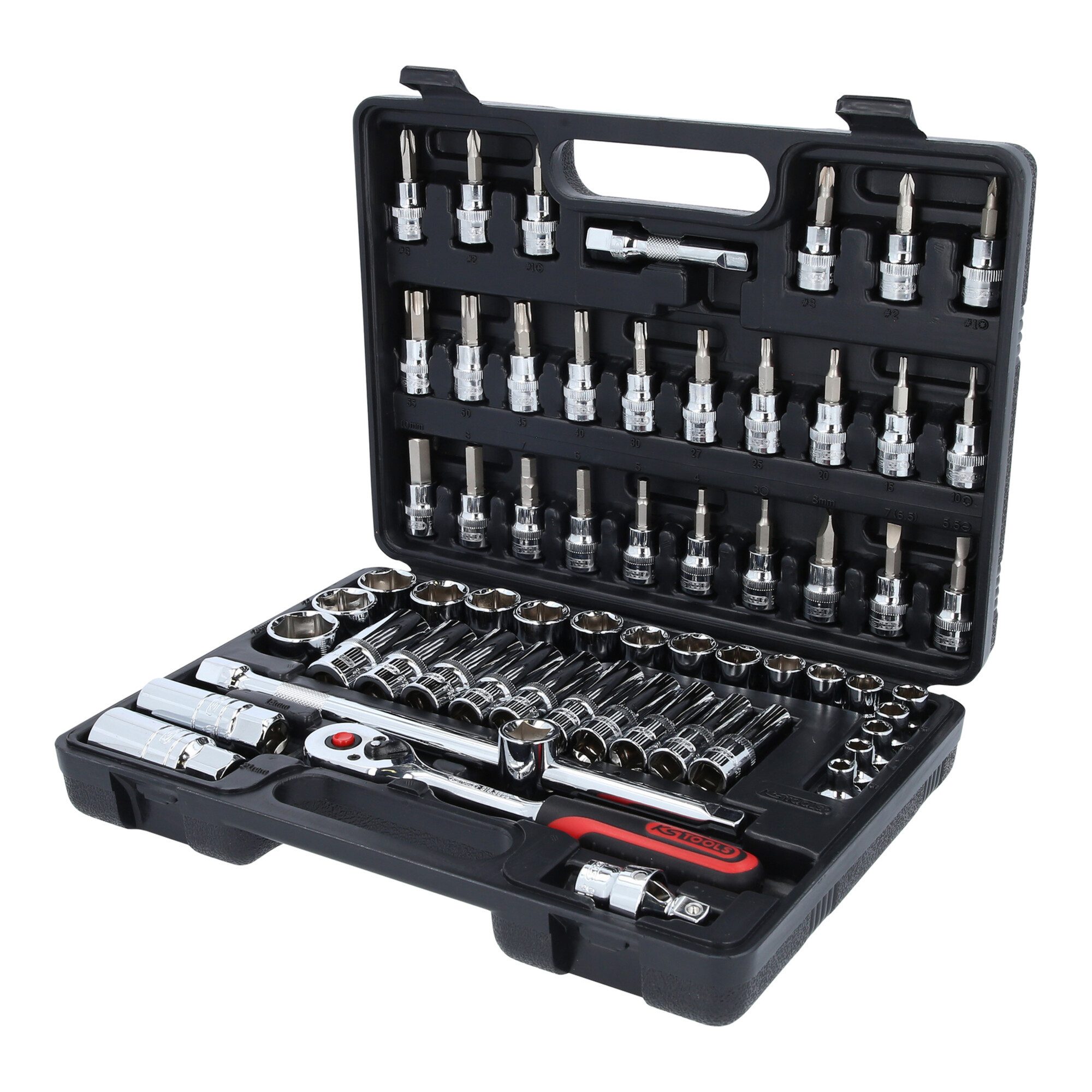 KS Tools Steckschlüssel KS Tools 3/8" CHROMEplus Steckschlüssel-Satz, 61-teilig