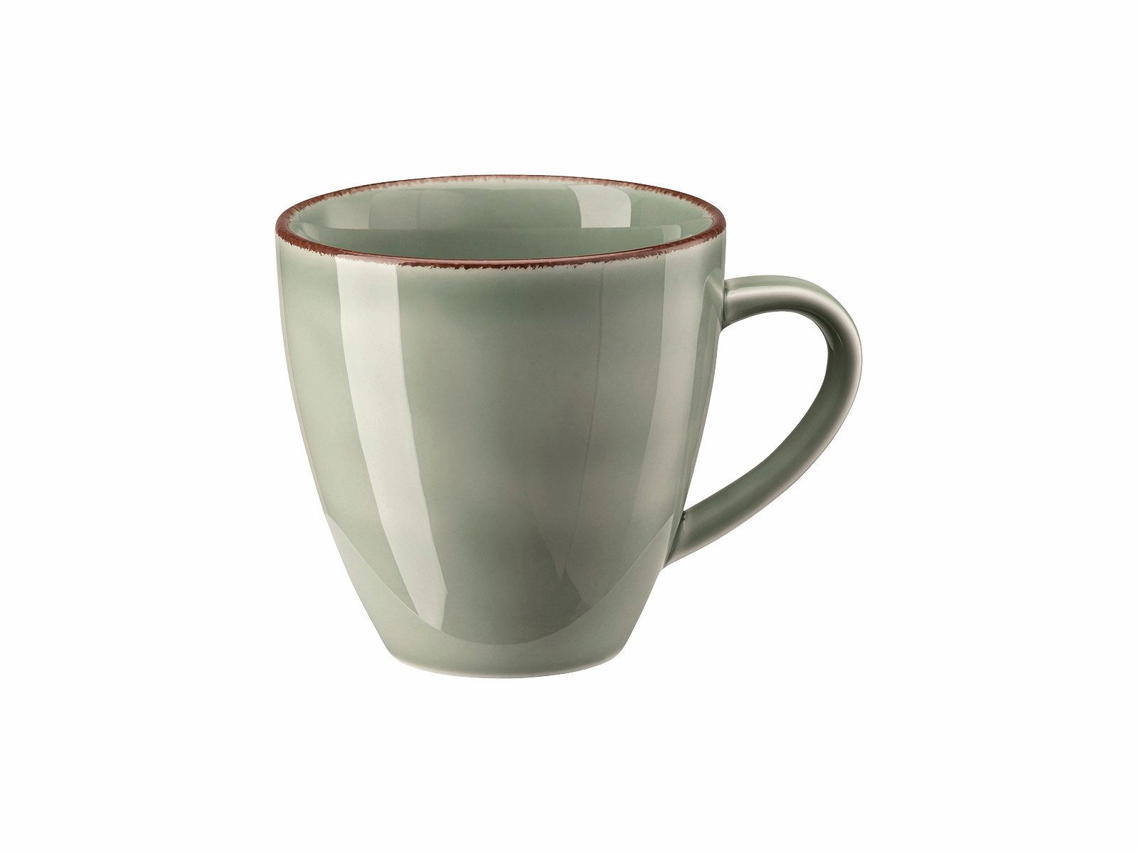 Rosenthal Becher Profi Casual Moss Henkelbecher 0,35l, Porzellan, Tassen