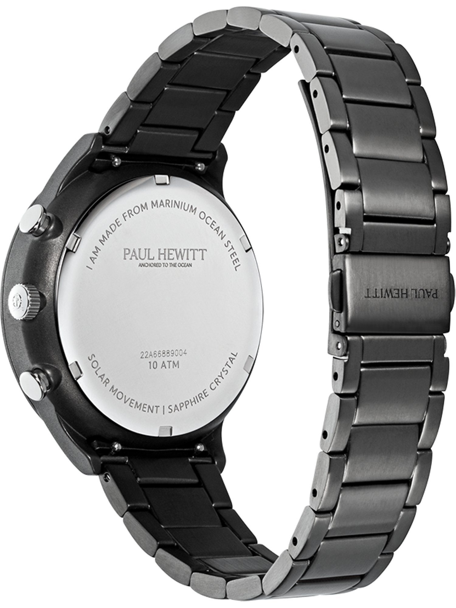 PAUL HEWITT Quarzuhr Paul Hewitt Herren-Uhren Analog Solar, Klassikuhr