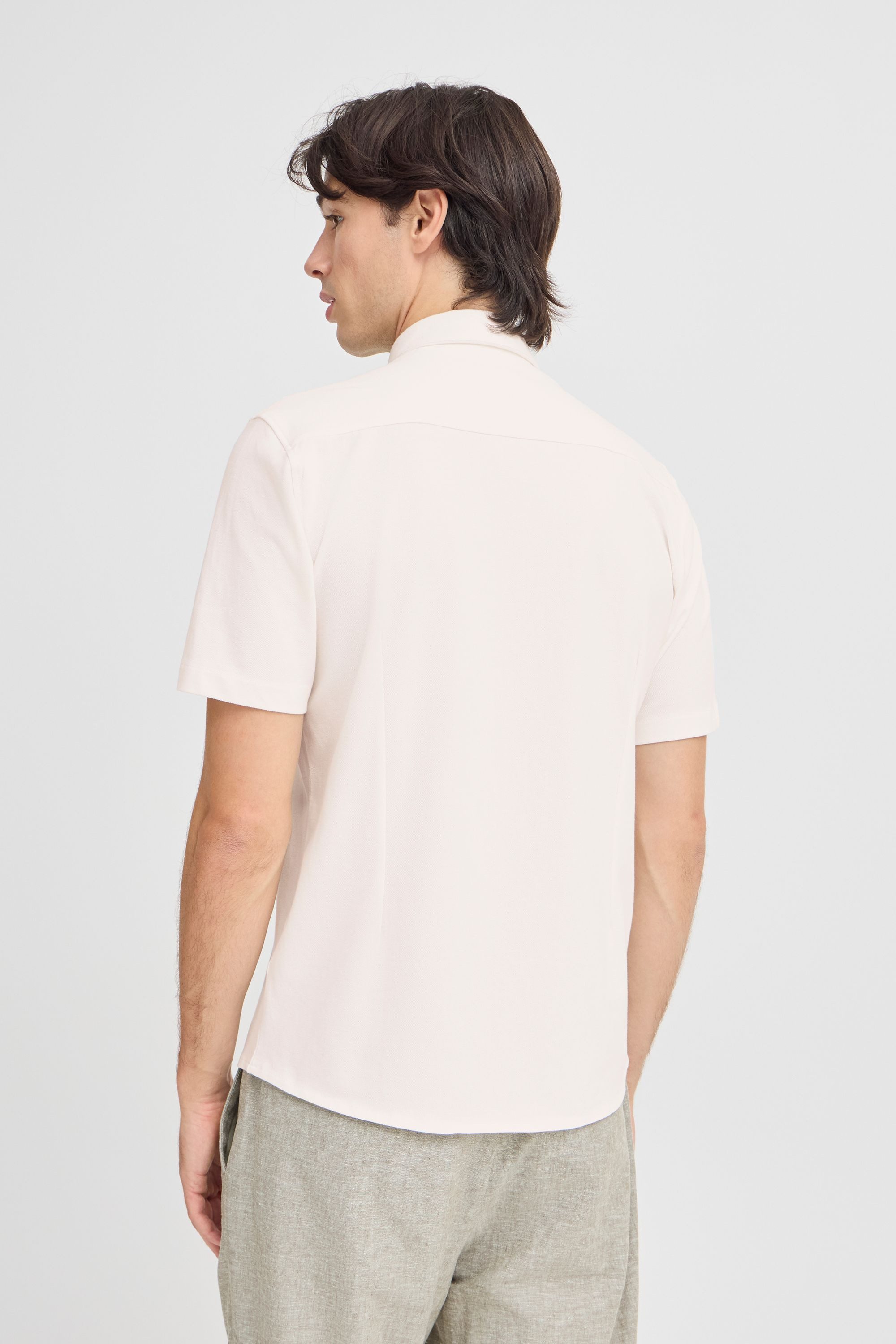 Casual Friday Kurzarmhemd CFFolke Kurzärmliges Hemd aus angenehmer Jersey-Qualität