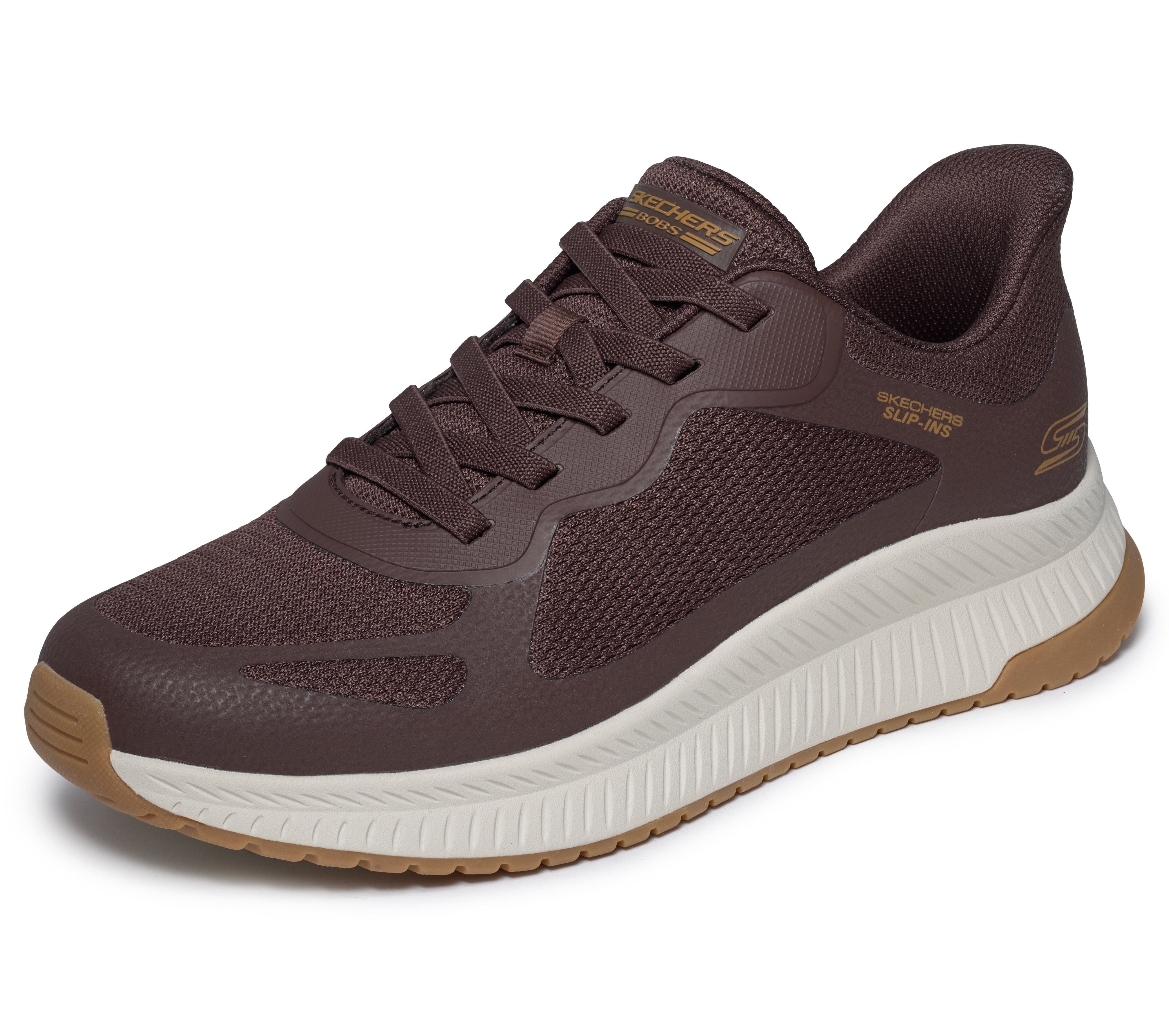 Skechers BOBS SQUAD 4 Slip-On Sneaker Trainingsschuh, Sneaker, Schnürschuh zum einfachen Schlupfen
